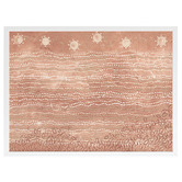 Alcove Studio Wubunginya Peach Printed Wall Art