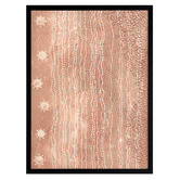 Alcove Studio Wubunginya Peach Printed Wall Art