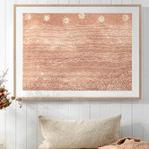 Alcove Studio Wubunginya Peach Printed Wall Art