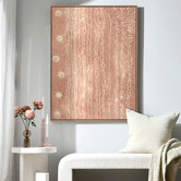 Alcove Studio Wubunginya Peach Printed Wall Art