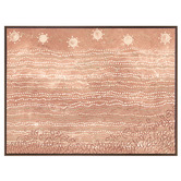Alcove Studio Wubunginya Peach Printed Wall Art
