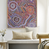 Alcove Studio Ngapa Jukurrpa II Framed Printed Wall Art