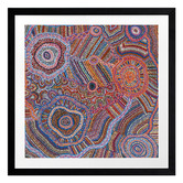 Alcove Studio Ngapa Jukurrpa II Framed Printed Wall Art