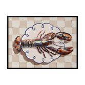 Alcove Studio Al Fresco Dinner Red Printed Wall Art