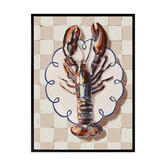 Alcove Studio Al Fresco Dinner Red Printed Wall Art