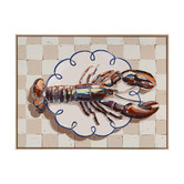 Alcove Studio Al Fresco Dinner Red Printed Wall Art