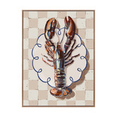 Alcove Studio Al Fresco Dinner Red Printed Wall Art
