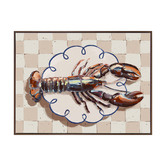 Alcove Studio Al Fresco Dinner Red Printed Wall Art