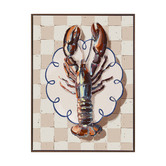 Alcove Studio Al Fresco Dinner Red Printed Wall Art