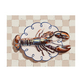 Alcove Studio Al Fresco Dinner Red Printed Wall Art