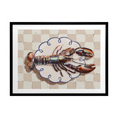 Alcove Studio Al Fresco Dinner Red Printed Wall Art