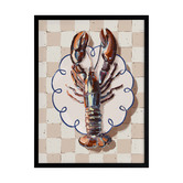 Alcove Studio Al Fresco Dinner Red Printed Wall Art