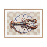 Alcove Studio Al Fresco Dinner Red Printed Wall Art