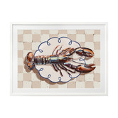 Alcove Studio Al Fresco Dinner Red Printed Wall Art