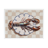 Alcove Studio Al Fresco Dinner Red Printed Wall Art