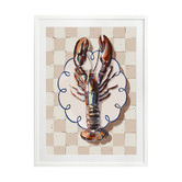 Alcove Studio Al Fresco Dinner Red Printed Wall Art