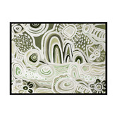 Alcove Studio River Country Green Canvas Wall Art