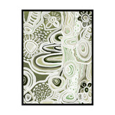 Alcove Studio River Country Green Canvas Wall Art