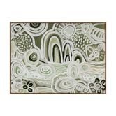 Alcove Studio River Country Green Canvas Wall Art