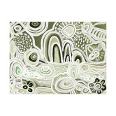 Alcove Studio River Country Green Canvas Wall Art