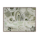Alcove Studio River Country Green Canvas Wall Art