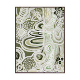 Alcove Studio River Country Green Canvas Wall Art