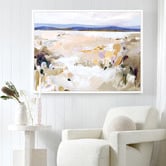 Alcove Studio Ochre &amp; Purple Cederberg Printed Wall Art