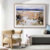 Alcove Studio Ochre &amp; Purple Cederberg Printed Wall Art