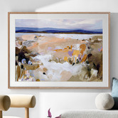 Alcove Studio Ochre &amp; Purple Cederberg Printed Wall Art