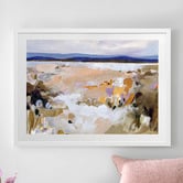 Alcove Studio Ochre &amp; Purple Cederberg Printed Wall Art