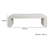 Alcove Studio Felix Boucle Bench