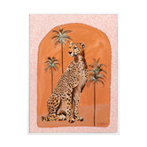 Alcove Studio Orange Thinking of You Printed Wall Art