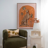 Alcove Studio Orange Thinking of You Printed Wall Art
