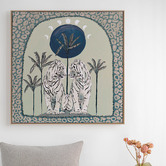 Alcove Studio Blue Days on End Printed Wall Art