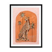 Alcove Studio Orange Thinking of You Printed Wall Art