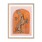 Alcove Studio Orange Thinking of You Printed Wall Art