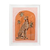 Alcove Studio Orange Thinking of You Printed Wall Art