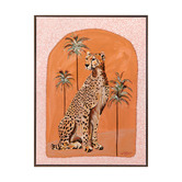 Alcove Studio Orange Thinking of You Printed Wall Art