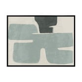 Alcove Studio Light Teal Poised Printed Wall Art