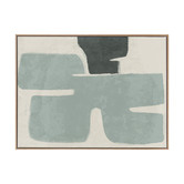 Alcove Studio Light Teal Poised Printed Wall Art