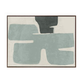 Alcove Studio Light Teal Poised Printed Wall Art