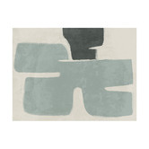 Alcove Studio Light Teal Poised Printed Wall Art