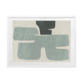 Alcove Studio Light Teal Poised Printed Wall Art