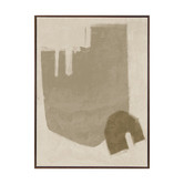 Alcove Studio Light Brown Blase Printed Wall Art
