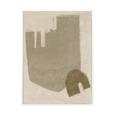 Alcove Studio Light Brown Blase Printed Wall Art