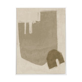 Alcove Studio Light Brown Blase Printed Wall Art