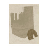 Alcove Studio Light Brown Blase Printed Wall Art