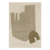 Alcove Studio Light Brown Blase Printed Wall Art