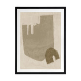 Alcove Studio Light Brown Blase Printed Wall Art