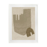 Alcove Studio Light Brown Blase Printed Wall Art